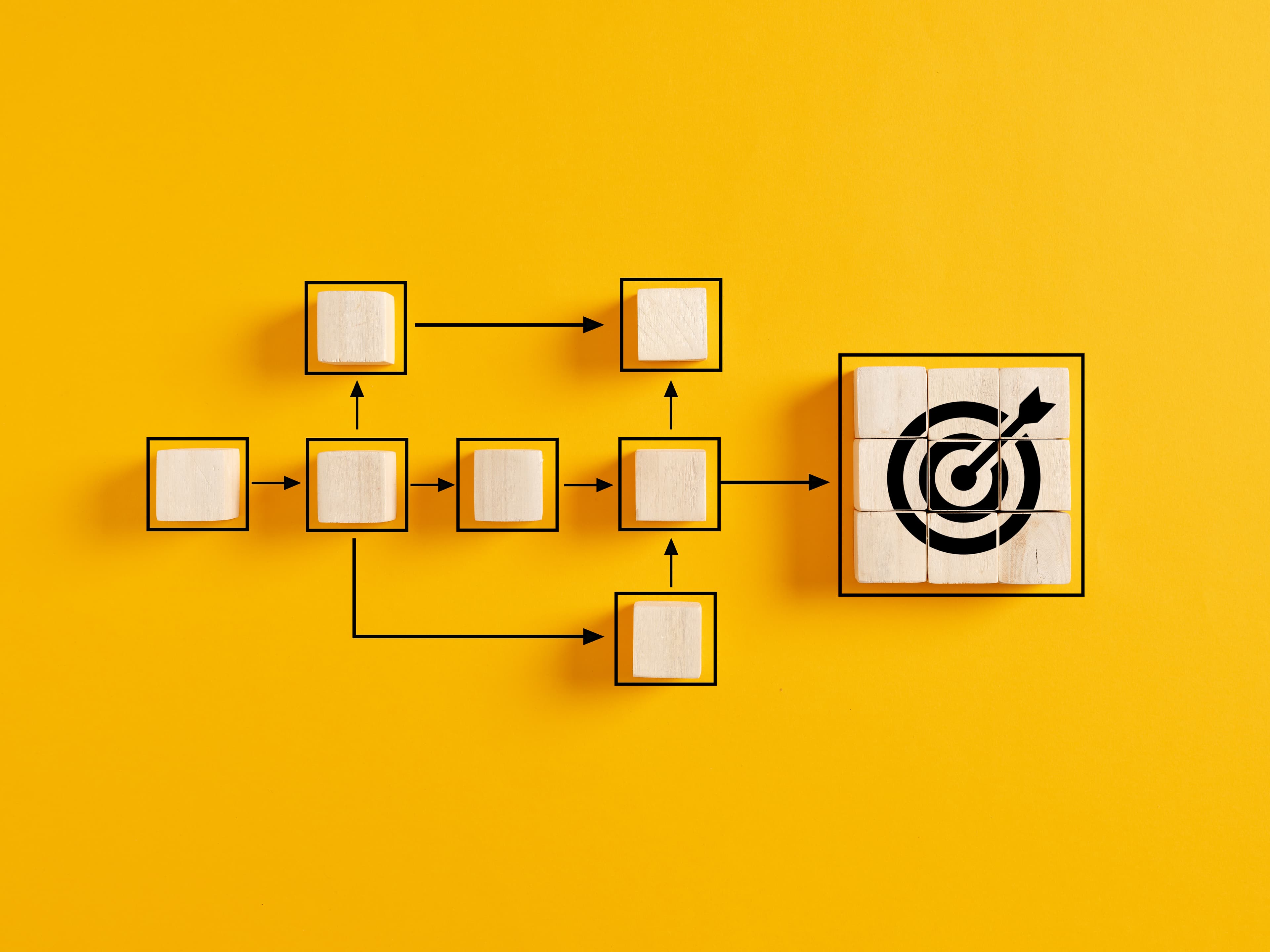 A digital illustration of a centralized knowledge hub with connected nodes.